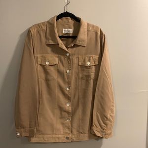 Bloomingdale’s size 18W Desert Sand Jacket. 100% Tercel